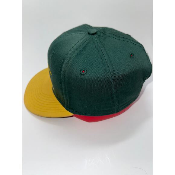 Vintage Oregon Ducks The Game Snapback Hat UO Green Yellow - Picture 2 of 6